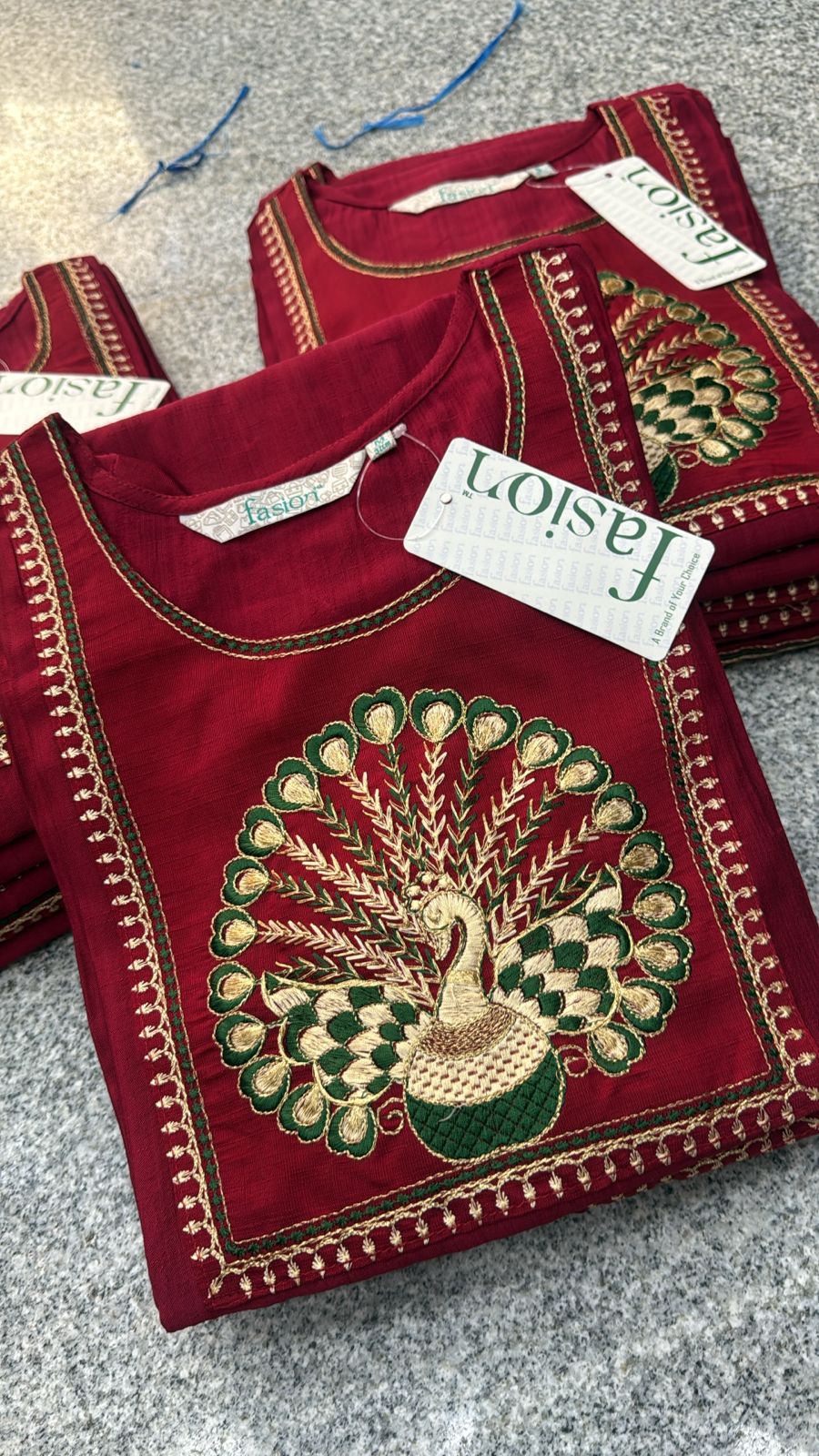 Maroon Straingcut Kurti